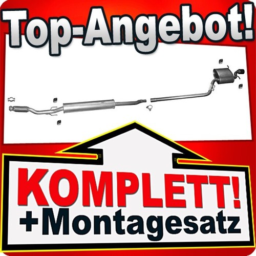 Auspuff für mini - cooper, one
