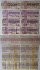 8 DDR Banknoten 0,50 und 1