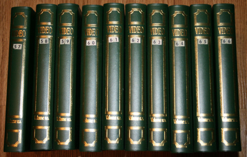 Konvolut vhs videokassetten - 10,