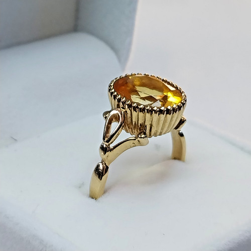 Statement ring gold - 9, kt