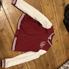 Collegejacke Größe 170-176 Rot-weiß Takko