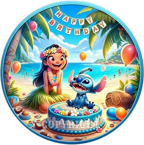 Lilo und stitch tortenaufleger - lilo,