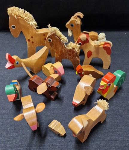 Altes holzspielzeug figuren - holzspielzeug, /
