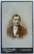 orig. CDV Foto Fotografie Bild alt Herr Mann Mode um 1905 Hohensalza Pommern