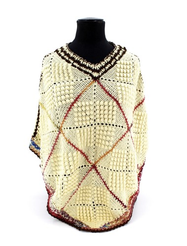 Poncho strick handarbeit - poncho,