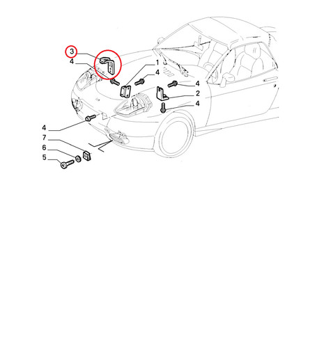 Halterung scheinwerfer fiat - scheinwerfer,