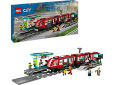 LEGO LEGO City 60423 Straßenbahn mit Haltestelle Bausatz Mehrfarbig