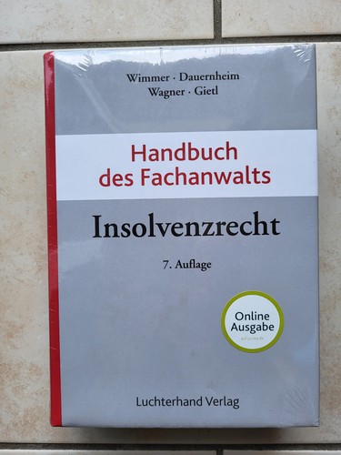 Handbuch des fachanwalts - handbuch,