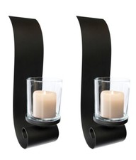 2er Set Wandkerzenhalter