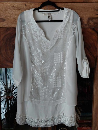 Bluse top tunika xl 40 - top,