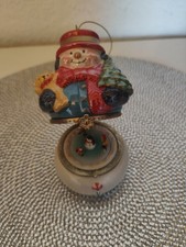 Weihnachtsfigur Schneemann