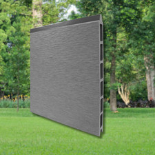 MUSTER WPC Sichtschutz Zaun