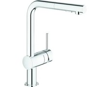 GROHE EH-Spültischbatterie Küchenarmatur Spüle Minta L-Auslauf azb chrom