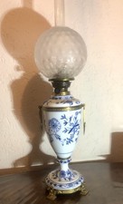 Petroleumlampe Meißen um 1880