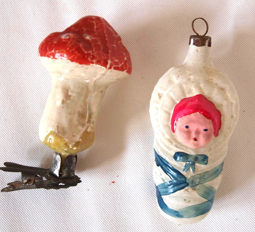 Alter christbaumschmuck pilz - alter, christbaumschmuck,