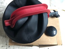 Original VW Schaltknauf Schalthebelverkleidung in Kunstleder 7H0711113F FEU