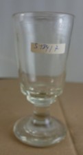 antikes schweres Glas Becher