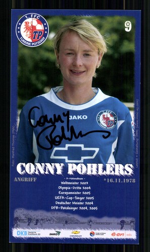 Conny pohlers autogrammkarte - conny,