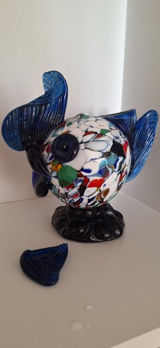 Fisch glaskunst skulptur - fisch, glaskunst-skulptur