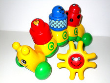 Lego Duplo Primo~Raupe Nimmersatt~3 Rasselsteine~Seestern~Babys erstes Spielzeug