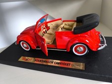 Modellauto VW Käfer Cabriolet, BJ. 1951, rot, 1:18 mit OVP 
