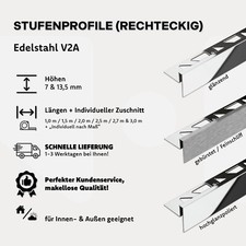 Treppenkantenprofil Edelstahl