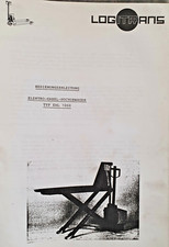 LOGITRANS Bedienungsanleitung - Elektro-Scherenhubwagen - Typ EHL 1000 