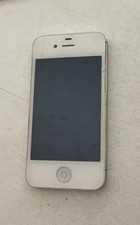 Apple iPhone 4S 16GB Weiß Ungeprüft Teilespender Glasbruch  Bitte Lesen