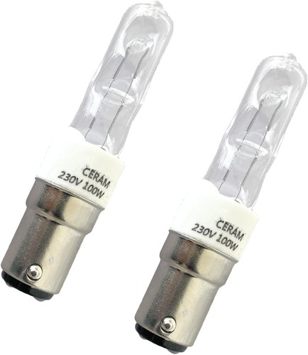 Set halogenlampe b15d 100w - halogenlampe,