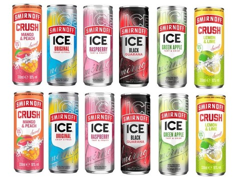 Dosen smirnoff ice mix - ice, 10%