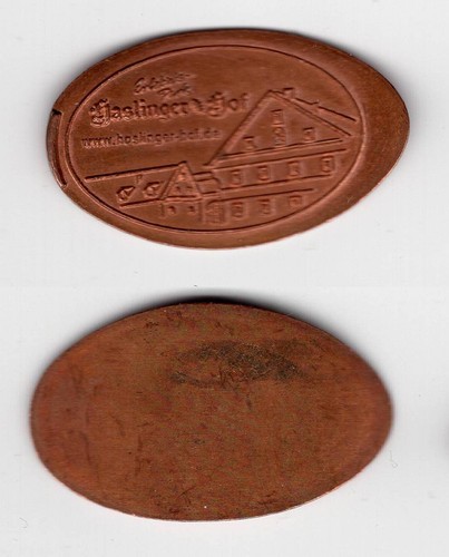 Elongated coin haslinger hof - coin,
