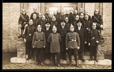 Foto-AK Feuerwehrmänner in