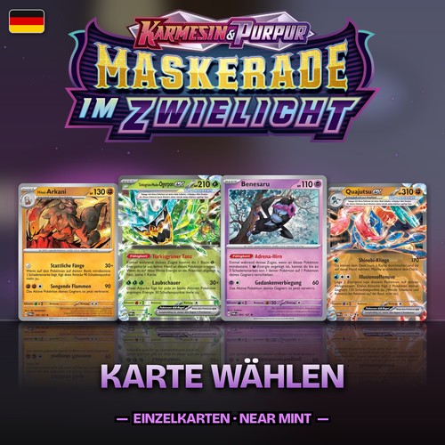 Pokemon karten maskerade - karten,