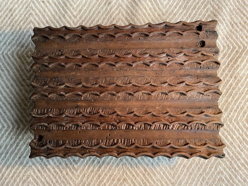 Stoffdruckstempel aus holz - aus, •
