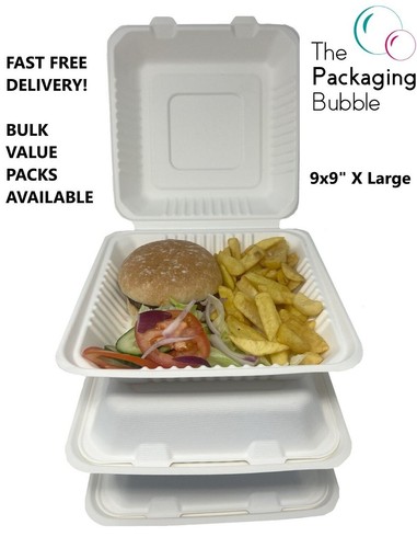 Bagasse extra große takeaway - extra,