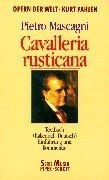 Cavalleria rusticana buch - rusticana.,