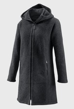 Mufflon W100 Jana Damen Wollmantel Grau Anthrazit Gr. L NEU