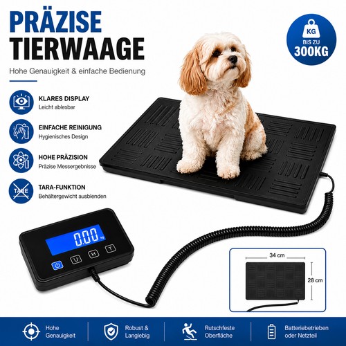 Plattformwaage 300kg 1kg - plattformwaage, 0.1kg