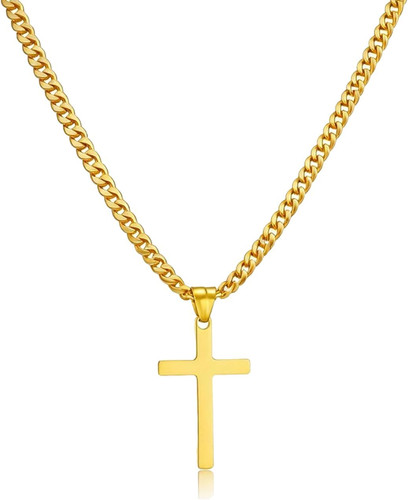 Kreuz kette für herren silber - kreuz,