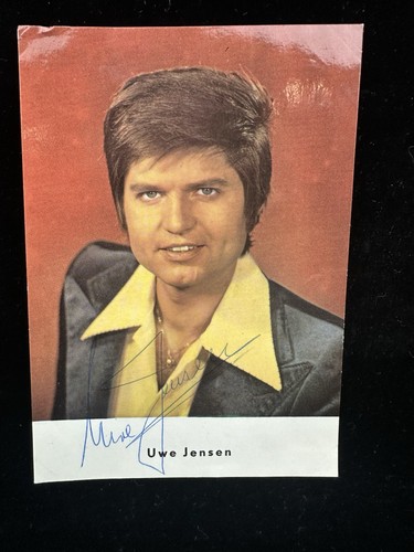Ddr autogrammkarte uwe - autogrammkarte, "