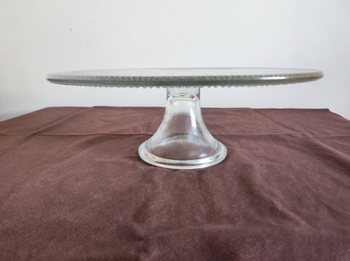Ddr glas tortenplatte mit - glas,