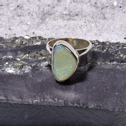 Edel opal ring 925er silber - opal, ring,