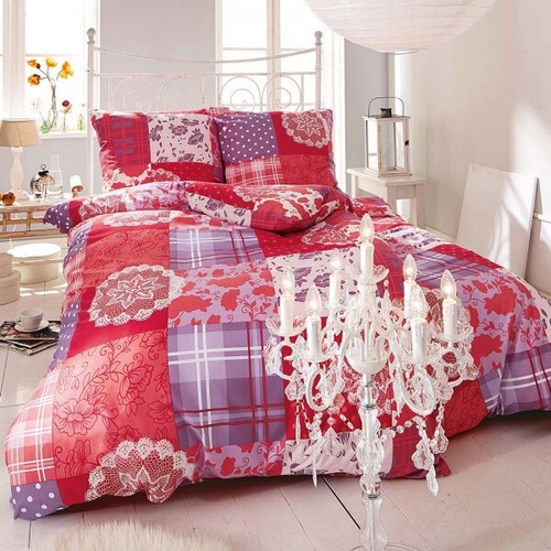 Bettwäscheset patchwork - bettwäscheset,