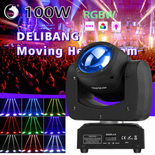 100W RGBW LED Moving Head Spot Bühnenlicht DMX512 Party Disco Show Halloween