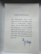 Franz Josef Strauß - Politik