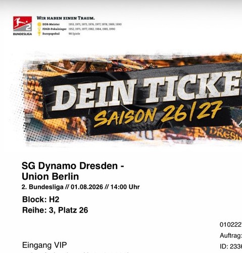 Vip tickets dynamo dresden - vip-tickets,