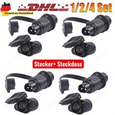 3 polig Stecker Steckdose 12V