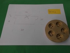 Nudelmatritze neu 94x88x25mm