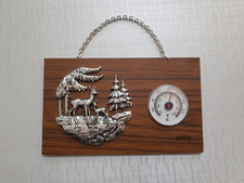 Thermometer auf Relief   Bayerwaldthermometer   Wandthermometer   analog