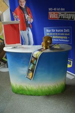 hochwertige mobile Messetheke - EXPO DIsplay Service in Transportkoffer/rollbar